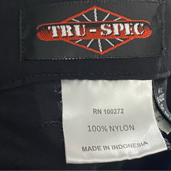 Tru-Spec Men’s Black Nylon Tactical Carpenter Utility Work Pants Size 42x32 - Picture 7 of 9